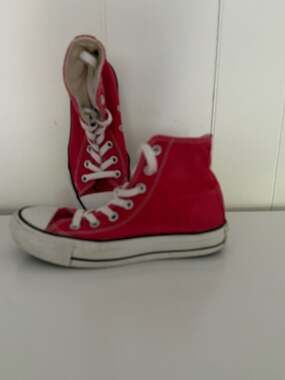 Converse Chuck Taylor All Star High Top Red Canvas Sneakers